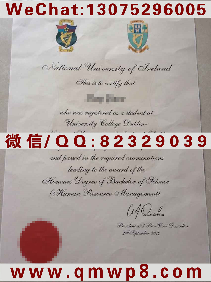 爱尔兰国立大学都柏林毕业证实拍|National University of Ireland Degree