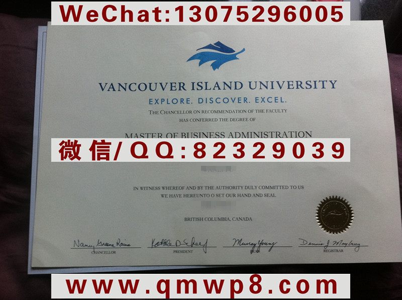 温哥华岛大学毕业证|Degree of Vancouver Island University