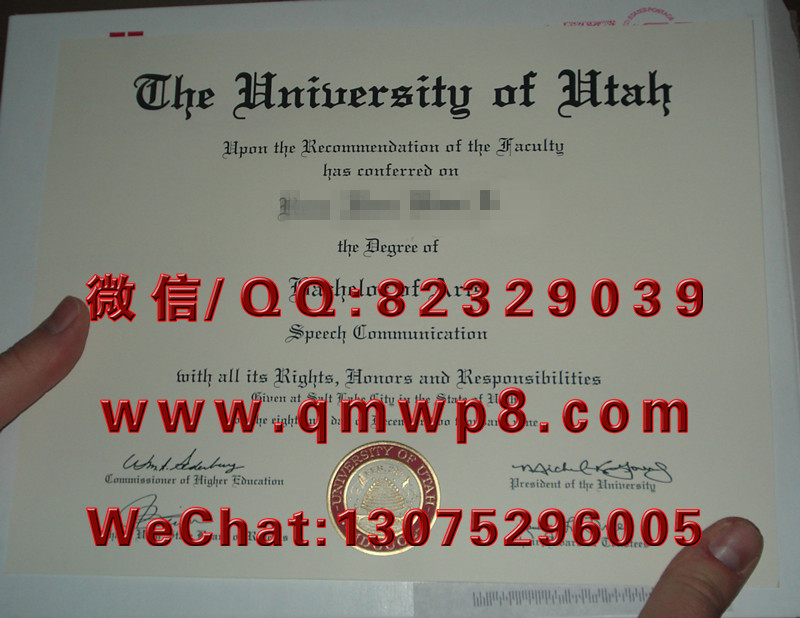 犹他大学毕业证学历文凭学位证书案例