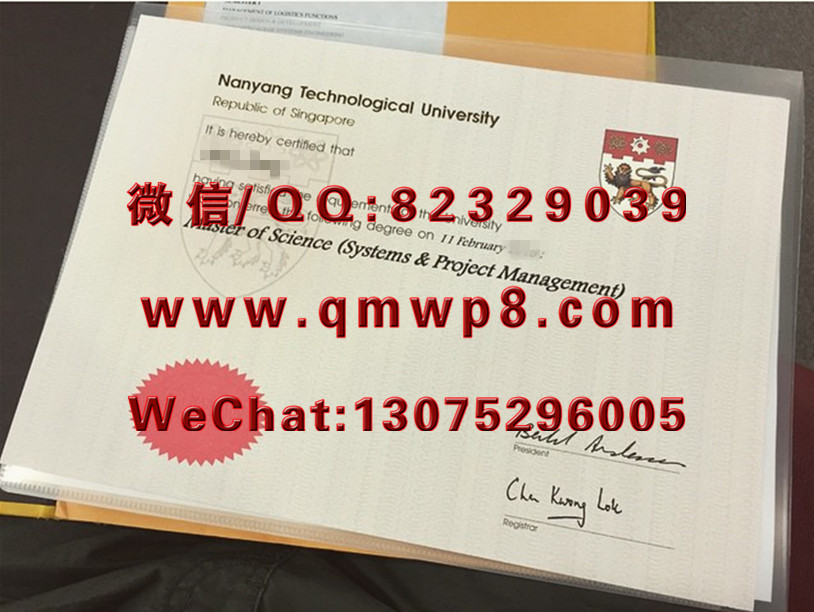新加坡南阳理工大学毕业证学历文凭成功案例实拍