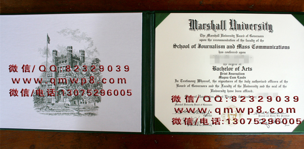 马歇尔大学毕业证制作案例|Marshall University Degree