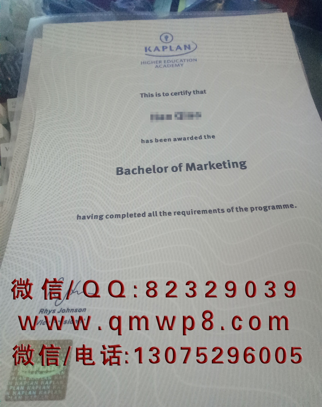 卡普兰国际学院毕业证制作案例|Kaplan(KIP) Diploma