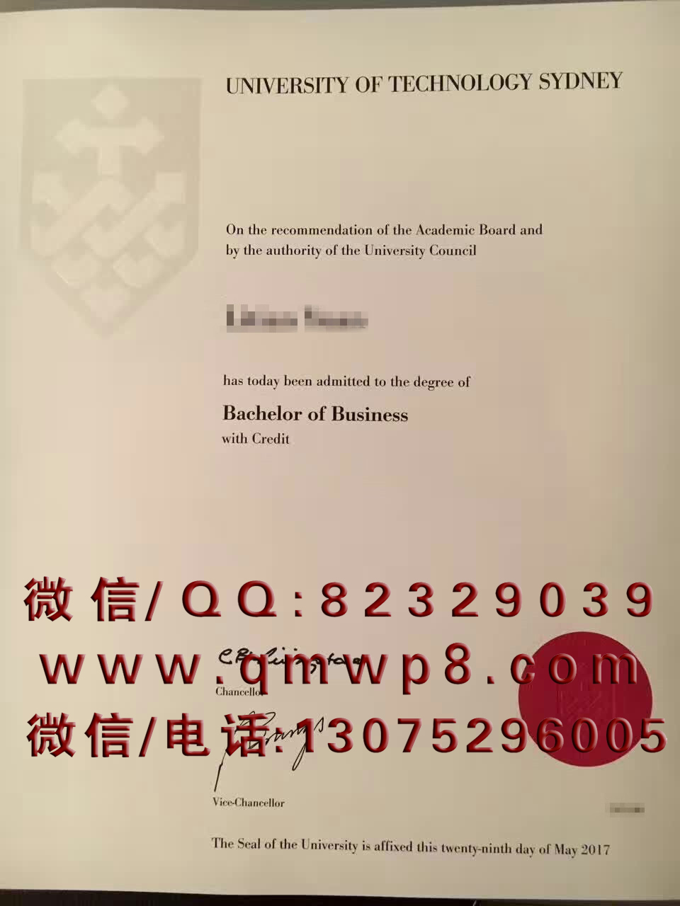 悉尼科技大学毕业证制作案例|University of Technology Sydney (UTS) Degree
